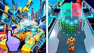 Impossible Tracks Robot Run - Robot Transformation Merge 3D - iOS Android GamePlay #12 screenshot 1