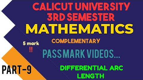 mathematics/3rd semester/Calicut University/passmark #calicutuniversity #passmark #maths