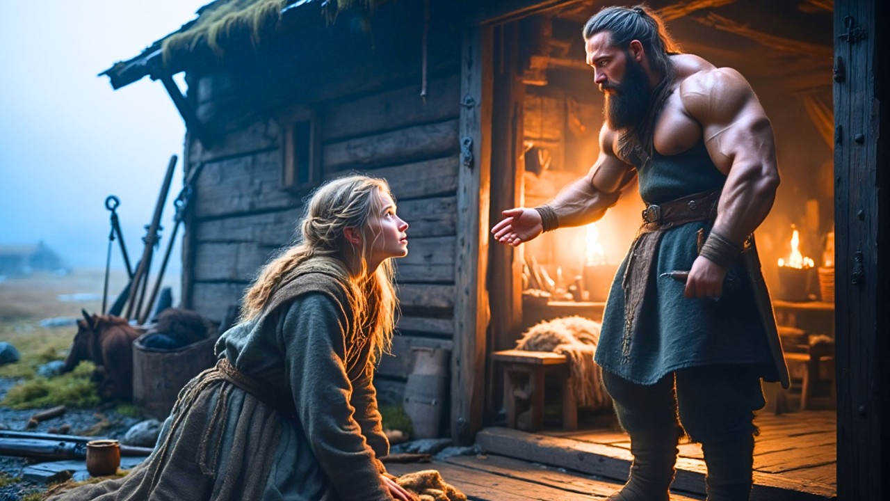 Она умоляла о работе у каждого дома, и один воин ответил: «Есть кое-что для тебя — стань моей женой»