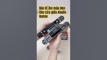 BẢN LỀ ÂM CHO CỬA GIẤU KHUÔN MÀU ĐEN HAFELE #banleam #hafele