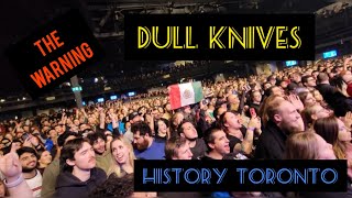 THE WARNING - DULL KNIVES (cut better) TORONTO, CANADA, 11/27/22 #livemusic #tour #fyp #martintw