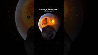 Asteroid Hitting Venus Solar Smash