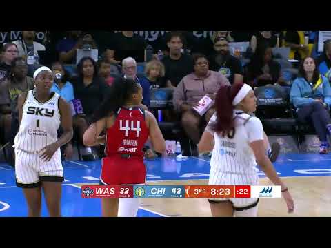 HIGHLIGHTS: Ariel Atkins Scores 15 Points in Sky Win over Washington Mystics