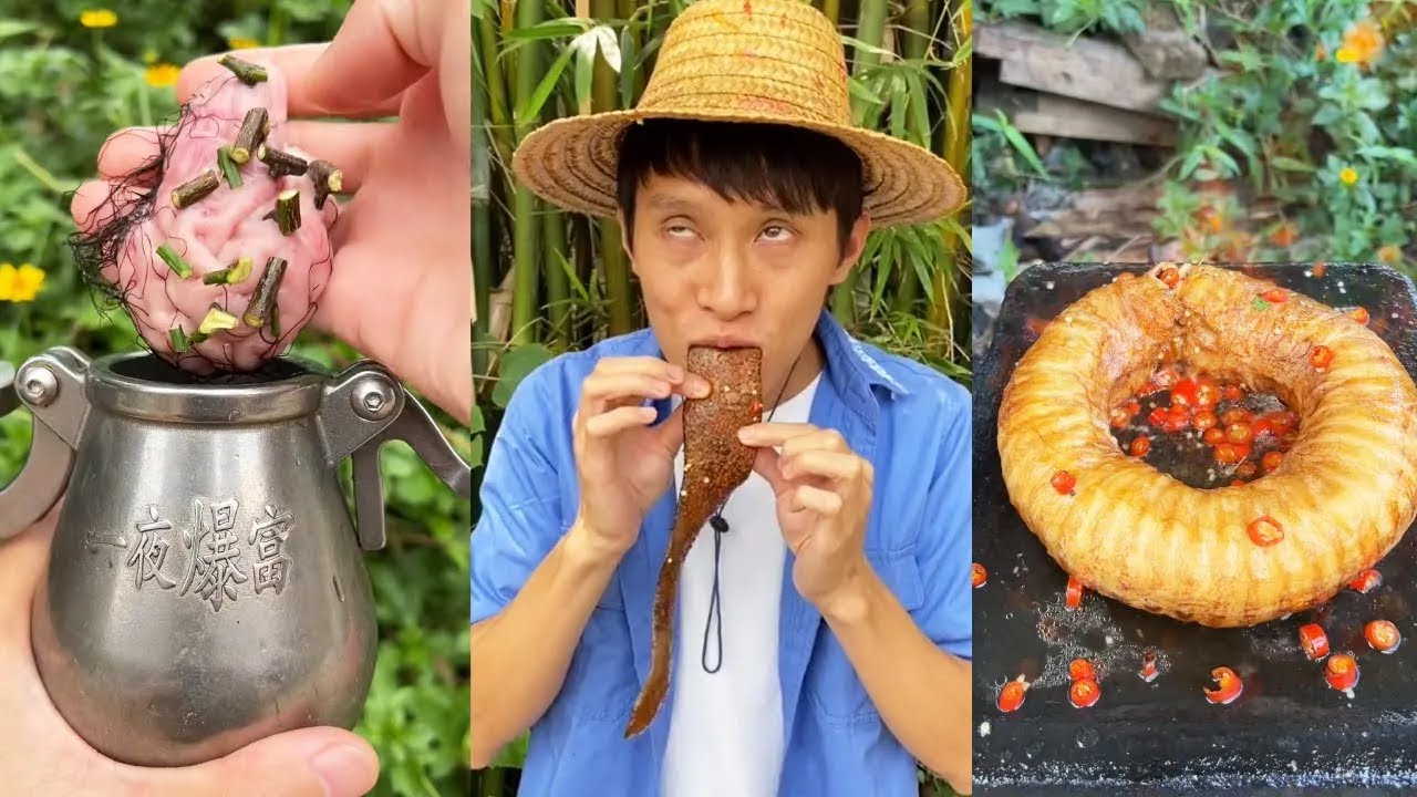 Вы когда-нибудь ели лотос | Жизнь и еда в китайских горных лесах #MoTikTok #Fyp