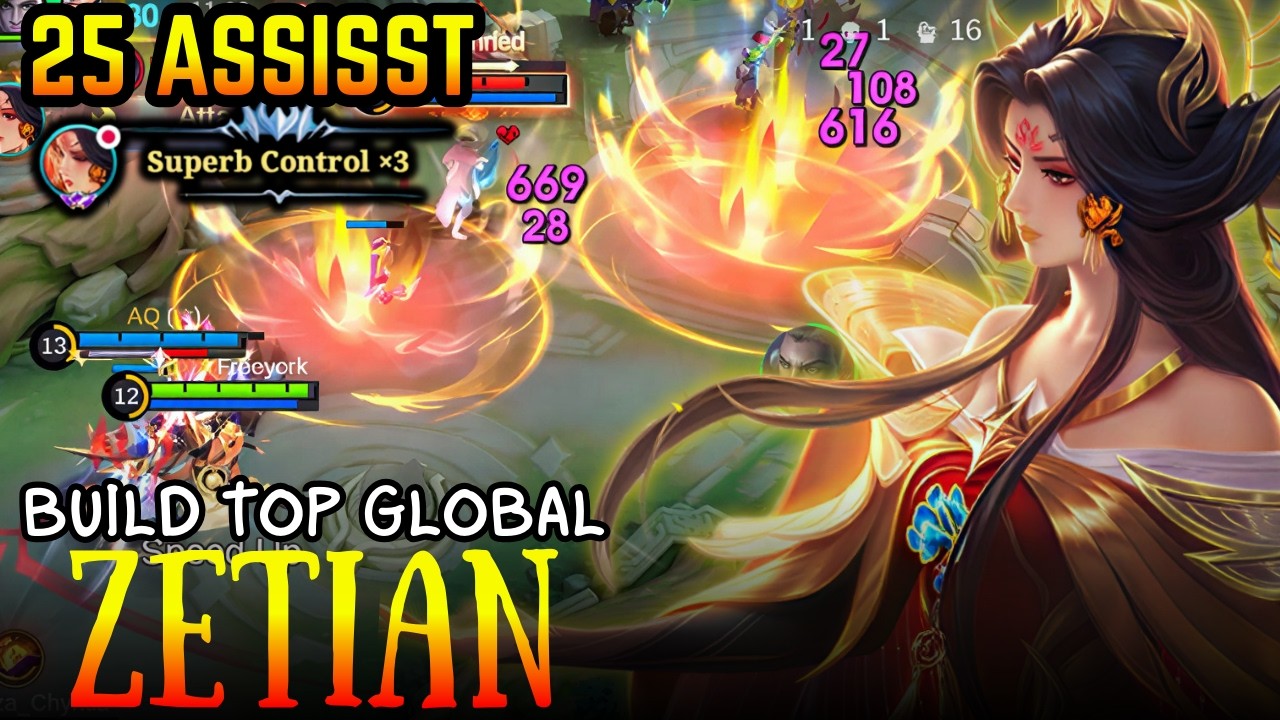 INSANE! Zetian Is The Ultimate MID LANE SUPPORT Right Now! | Mobile Legend