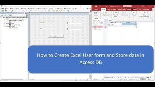 VBA USERFORM WITH ACCESS DB CONNECTION