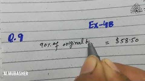 Ex#4B Q#9|Ch#4 Percentage |APS Math Class 6 ‎@MuhammadMubasher  #4b #percentage #apsmath