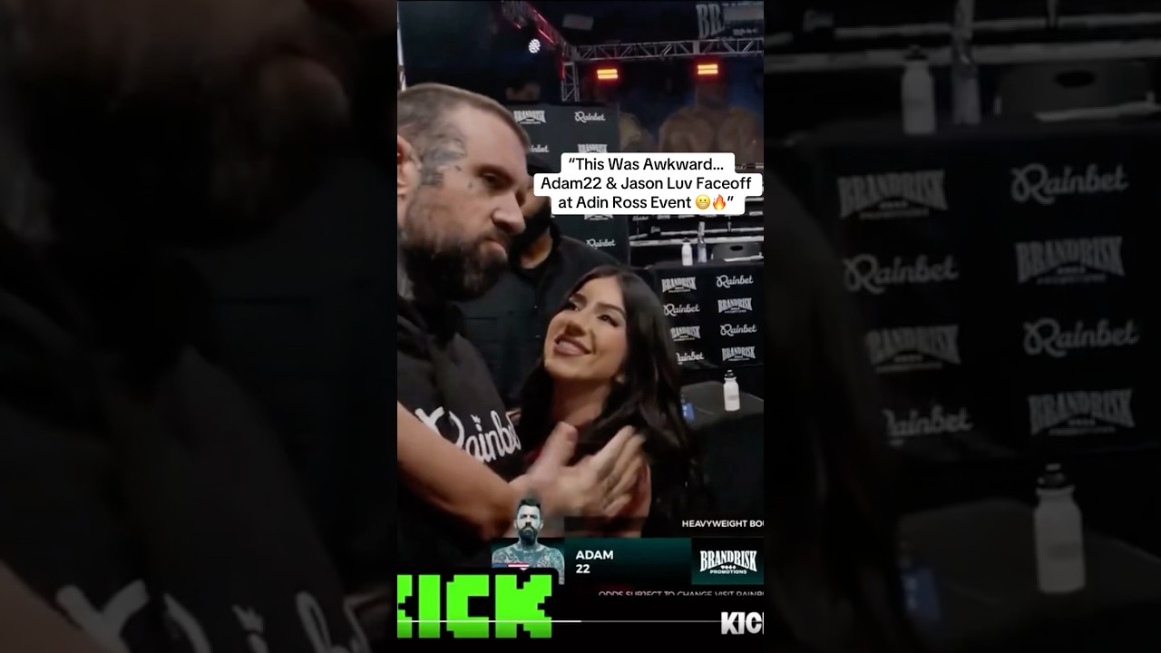 “This Was Awkward… Adam22 & Jason Luv Faceoff at Adin Ross Event 😬🔥”