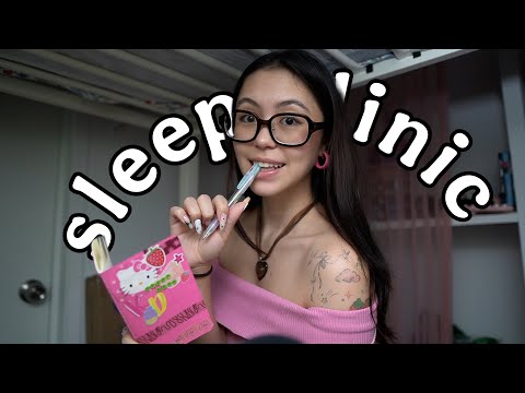 ASMR Sleep Clinic Visit 😴 Personalized Sleep Exam & Relaxation Check