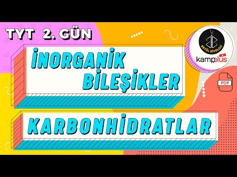 2) İnorganik ve Organik Bileşikler - Karbonhidratlar | 9. Sınıf | 2023 TYT Biyoloji Kampı 2. Gün