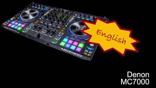 Demo Denon MC-7000 ( English ) - YouTube