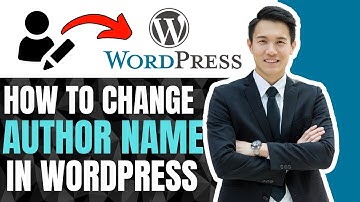 How To Change Author Name In Wordpress