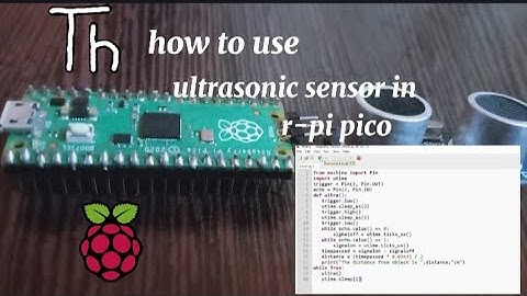 how to use ultrasonic sensor in r-pi pico/#raspberrypi /#ultrasonic/#viralvideo