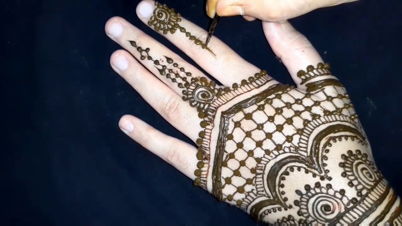 Rakhi Special Easy Back hand beautiful henna design - Simple and easy ...