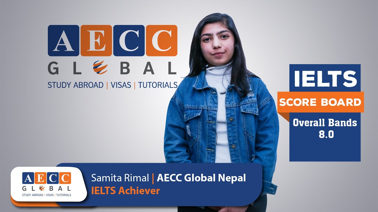 8 OVERALL in IELTS | Congratulations, SAMITA RIMAL! | AECC Global Nepal
