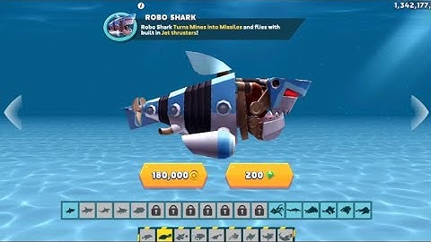 Hungry Shark Evolution Gameplay Walkthrough Part 9 – Robo Shark (ios,Android)