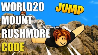 [💸WORLD20-MOUNT RUSHMORE] CLIMB AND JUMP TOWER CODES 🧗[ROBLOX]🧗 screenshot 5