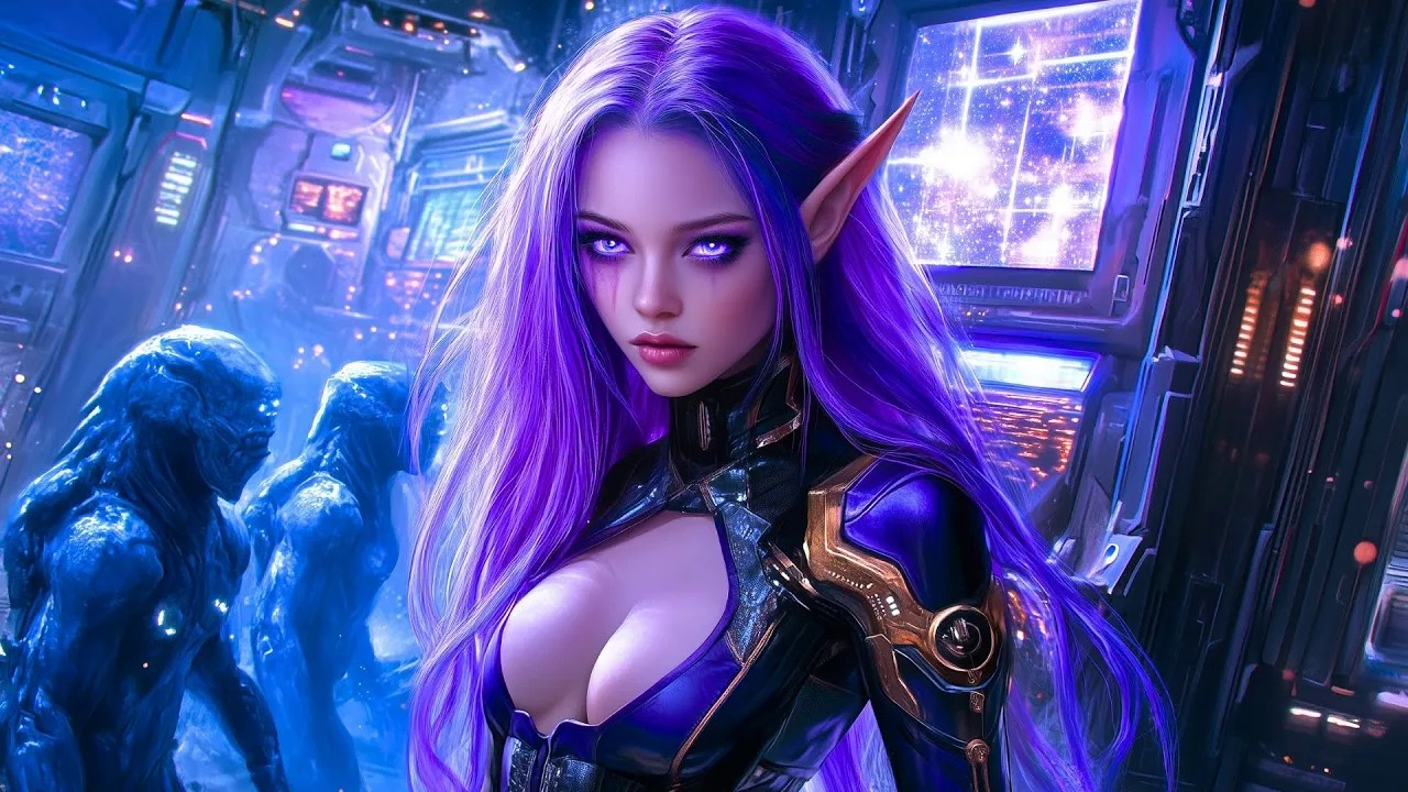 I Grabbed the Alien Empress's Tail Just in Time—She Gasped and Now She Won’t Stop Clinging to Me