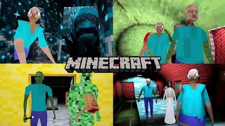 Dvloper Games In Minecraft Atmosphere Full Gameplay | Granny 1-3, The Twins | Granny In Minecraft screenshot 2