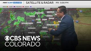 Weekend starts hot with a few more thunderstorms in the mix @cbscolorado