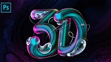 How To Make Amazing 3D Text Effect With Brushes in Photoshop