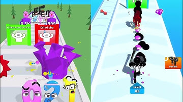 Merge Number Run 3D Vs Alien Run 3D Running Games - All Levels SpeedRun Gameplay Android iOS Ep1