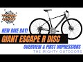 2021 Giant Escape R Disc bike review - bike for bike packing and