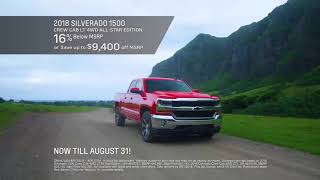 Servco Chevy August Specials