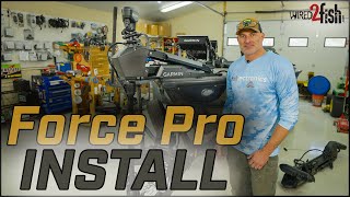 How to Install the Garmin Force Pro Trolling Motor