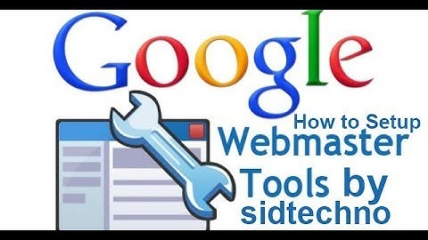 How to setup google webmaster tools