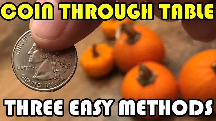 Coin Through Table (3 easy methods)