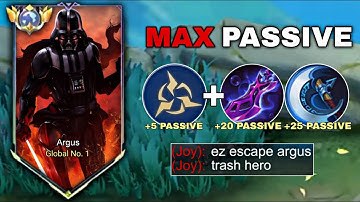 WHEN GLOBAL ARGUS ABUSE THIS UNLIMITED PASSIVE BUILD AND EMBLEM IN SOLO RANK GAME! (too broken)
