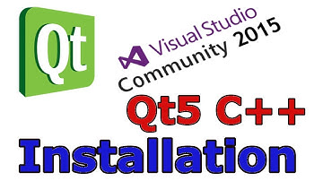 Qt5 C++ Tutorial Installation With Visual Studio 2015