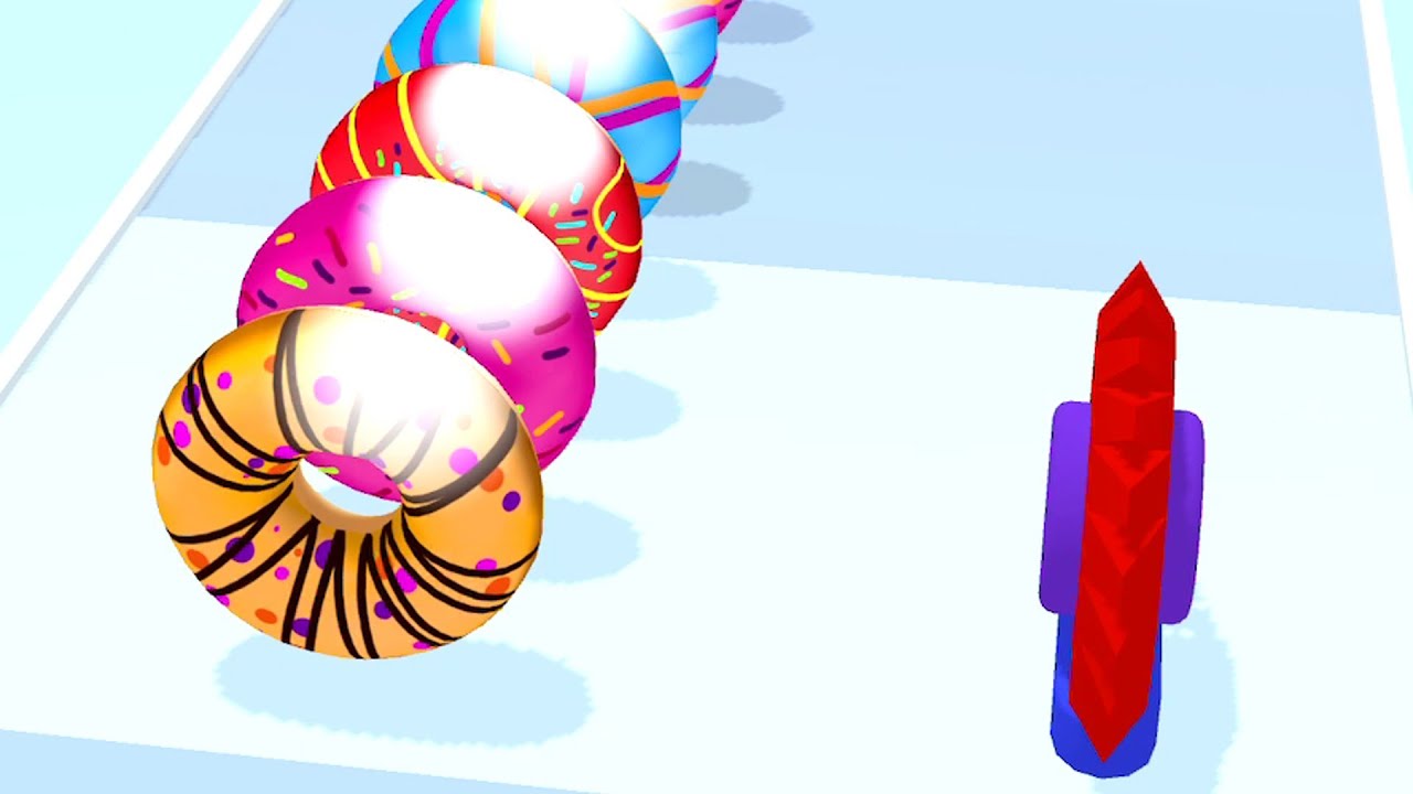 Donut Stack 3D 😪👮‍♂️🎓 IOS Android Gameplay Levels #8 ALCO3 IWFI2