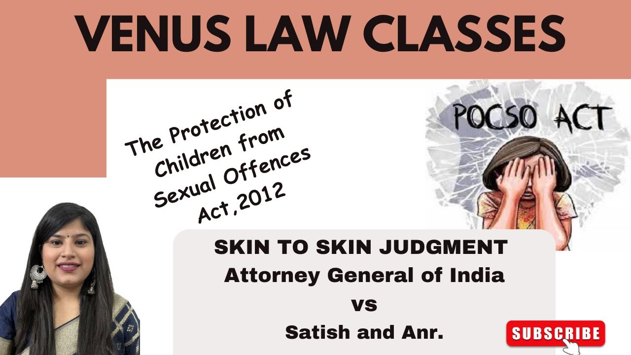 POCSO CONTINUED... SKIN TO SKIN JUDGMENT YouTube