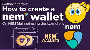 How To Create NEM Coin Wallet | NEM Nanowallet | Nem Tutorial