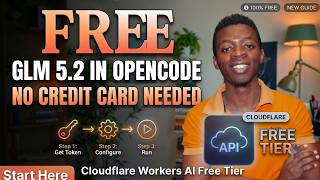 Run GLM 5.2 for FREE in OpenCode using Cloudflare Workers AI (No Credit Card Needed) screenshot 2