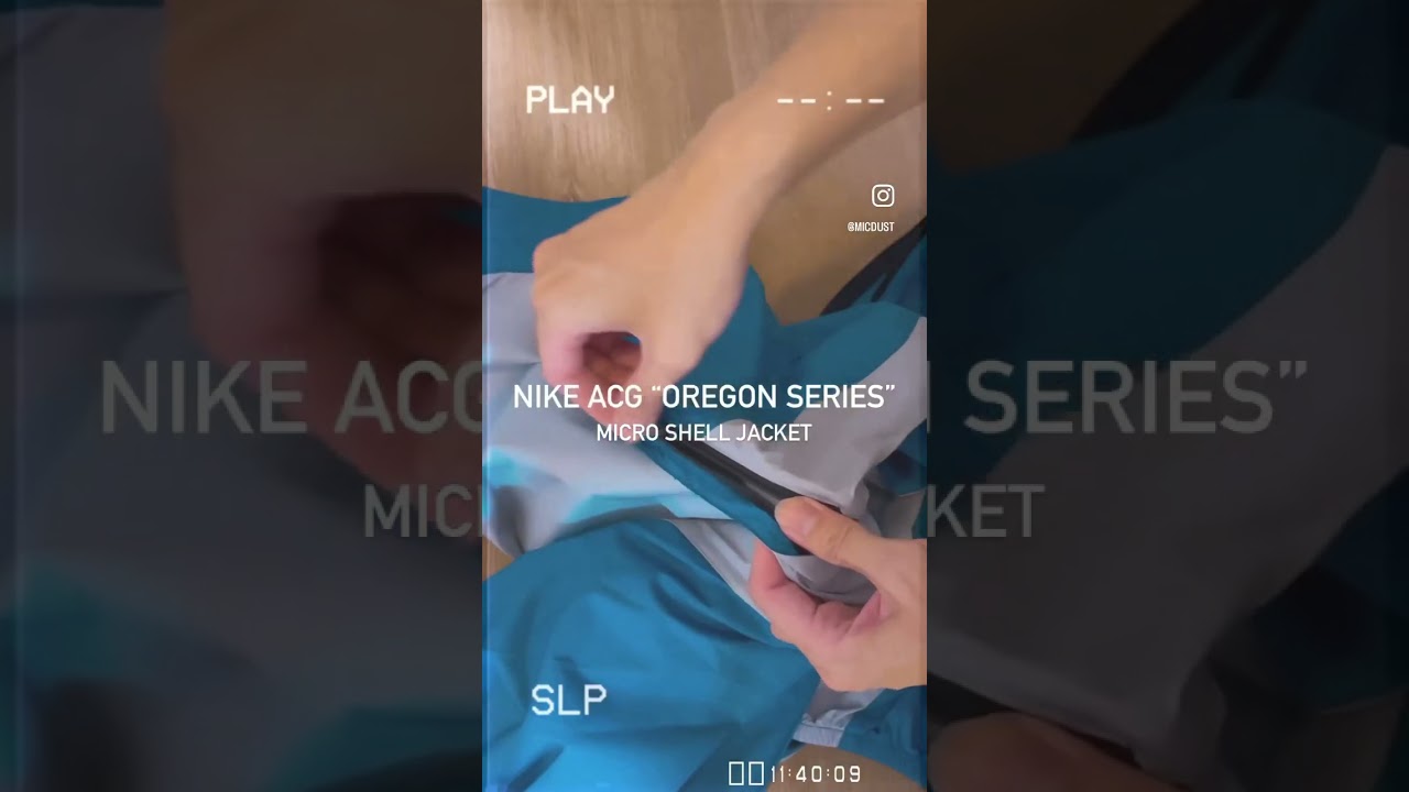 Nike ACG Oregon Series Reissue Micro Shell Jacket Unboxing vintage outdoor outfits old 나이키 ナイキ 耐克