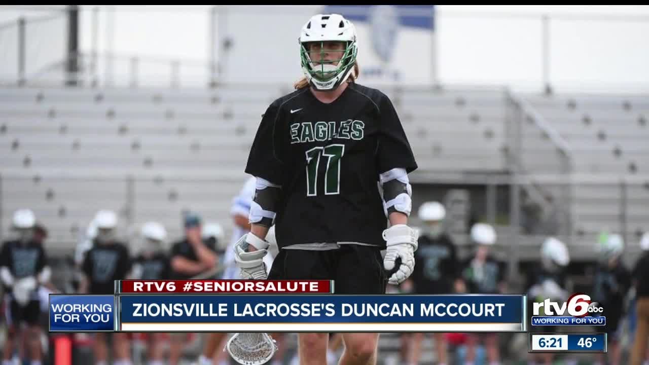Senior Salute Zionsville lacrosse's Duncan McCourt YouTube