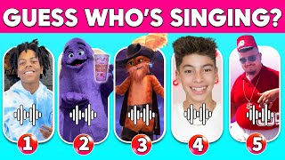 Guess Who Is Dancing? Grimace Shake Meme,The Super Mario Bros,The Little Mermaid, Elemental
