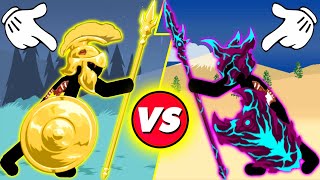 GOLDEN vs VAMPIRIC ZOMBIE SPEARTON GIANT STONE | Stick War Legacy Mod | Animugen2048