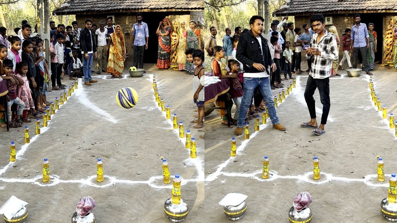 Challenge / Roll the Ball Game Village challenge enoying funny game