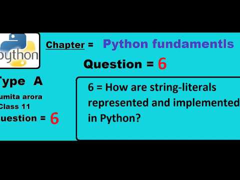 How are string-literals represented and implemented in Python?