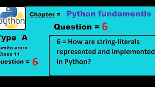 Famous How are string-literals represented and implemented in Python? Profile