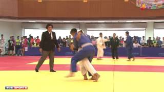 106年 競豔彰化 全中運::柔道::吳晉誠\/高雄文山vs周宏毅\/基隆安樂::高男組第四級