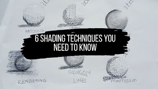 How to shade with pencil | 6 shading techniques. Actualización