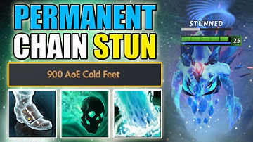 Cold Feet + Wraithfire Blast + Torrent [Perfect Chain Stun Combo - 100% Kill] Ability Draft Dota 2