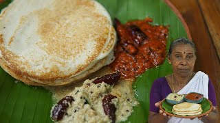 Kerala Style Dosa Recipe | Red & White Coconut Chutney