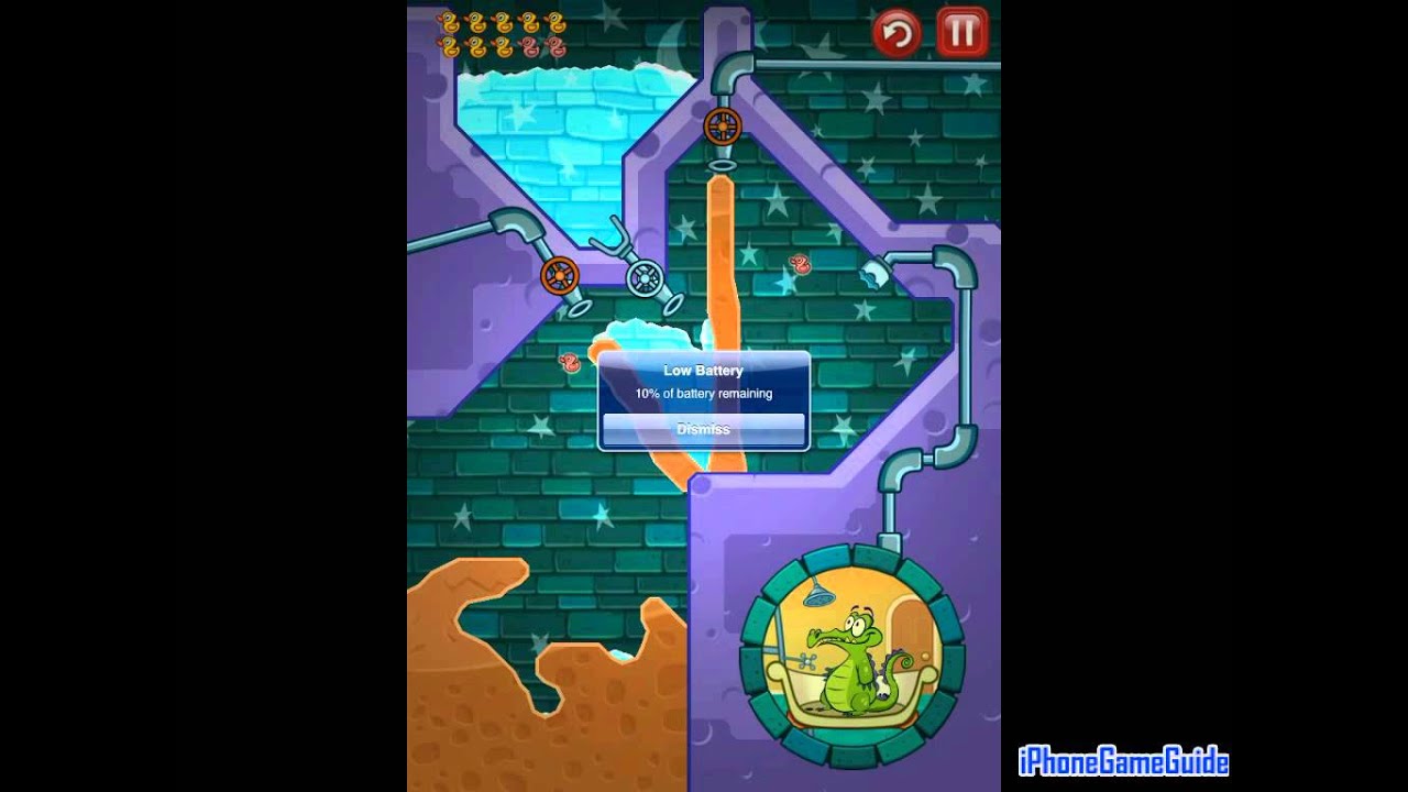 Where's My Water? Level 10-13 Mystery Duck Out to Dry Walkthrough