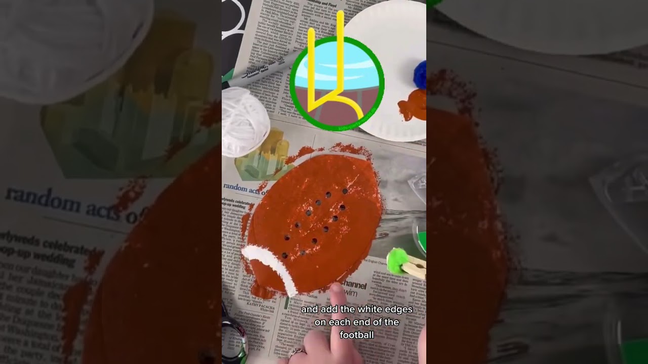 Football Craft for kids